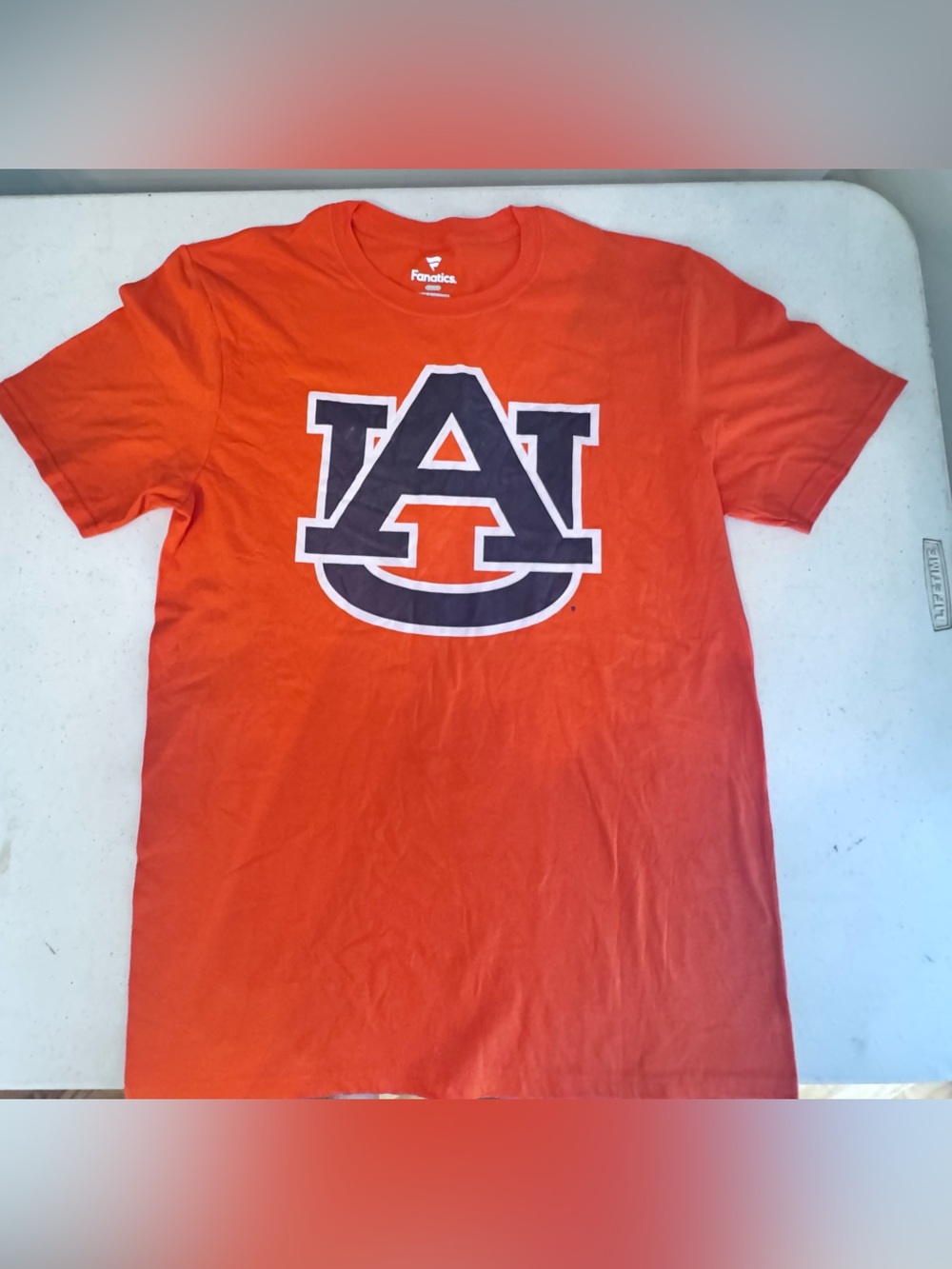 Fanatics Auburn University Tee with AU Logo, Medium